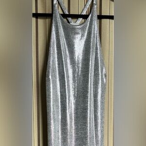 WHBM metallic dress